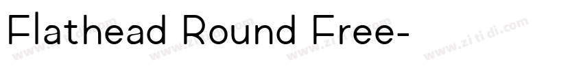 Flathead Round Free字体转换